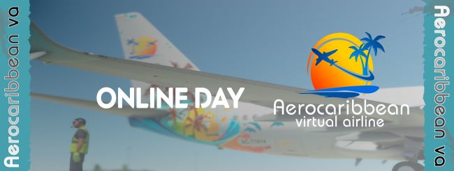 Medalla otorgada a todos los pilotos que participen en los Online Day de Aerocaribbean Virtual organizados por IVAO CUBA